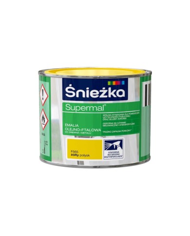 Emalia SUPERMAL żółty 0.2L - Wysoka jakość i trwałość Emalia SUPERMAL żółty 0.2L - Wysoka jakość i trwałość