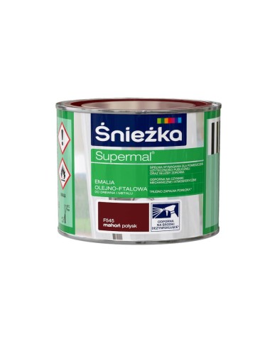 Emalia SUPERMAL Mahoń 0.2L - Wysoka Jakość i Trwałość Emalia SUPERMAL Mahoń 0.2L - Wysoka Jakość i Trwałość