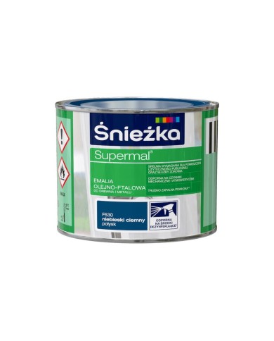 Emalia SUPERMAL niebieski ciemny 0.2L - Wysoka jakość i trwałość Emalia SUPERMAL niebieski ciemny 0.2L - Wysoka jakość i trwałość