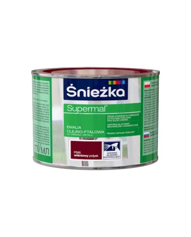 Farba Supermal wiśniowy 0,4 L - ŚNIEŻKA | Wysoka jakość i trwałość Farba Supermal wiśniowy 0,4 L - ŚNIEŻKA | Wysoka jakość i trwałość