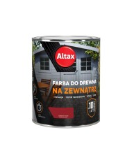 ALTAX Farba do drewna na zewnątrz 750ml - Czerwony kolor ALTAX Farba do drewna na zewnątrz 750ml - Czerwony kolor