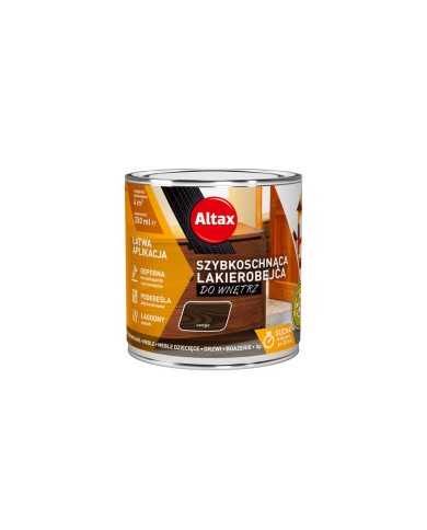 ALTAX Lakierobejca 0,25l Wenge - Szybkoschnąca do Wnętrz ALTAX Lakierobejca 0,25l Wenge - Szybkoschnąca do Wnętrz
