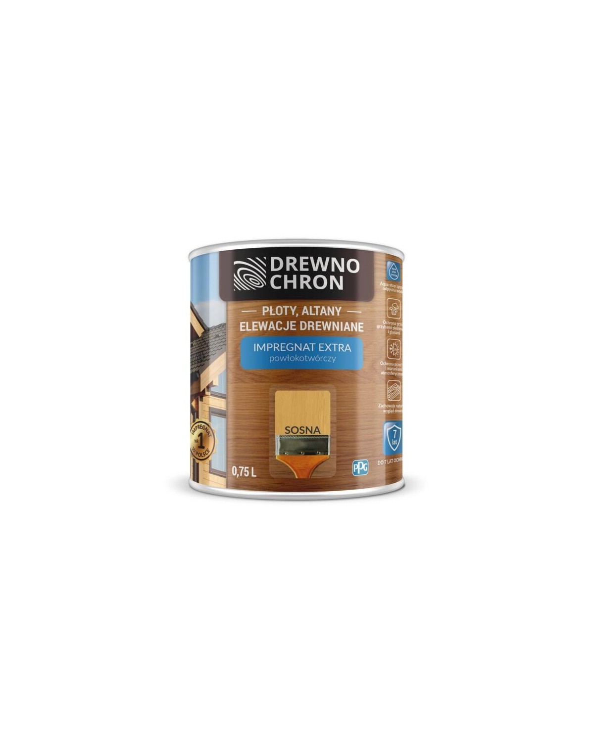 Drewnochron Sosna 0,75L - Ochrona Drewna i Estetyka Drewnochron Sosna 0,75L - Ochrona Drewna i Estetyka