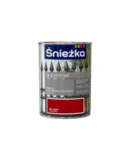 Emalia chlorok. czerwona 0,9L ŚNIEŻKA - Wysoka jakość i trwałość Emalia chlorok. czerwona 0,9L ŚNIEŻKA - Wysoka jakość i trwałość