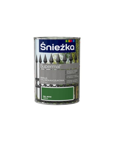Emalia chlorok. zielony 0,9L ŚNIEŻKA - Wysoka jakość i trwałość Emalia chlorok. zielony 0,9L ŚNIEŻKA - Wysoka jakość i trwałość
