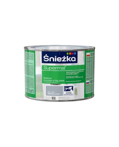 Emalia SUPERMAL Stalowy 0.4L - Wysoka jakość i trwałość Emalia SUPERMAL Stalowy 0.4L - Wysoka jakość i trwałość