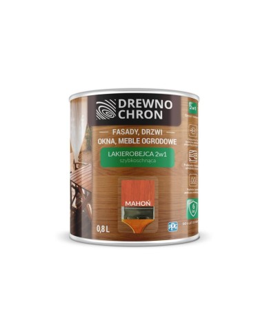 Lakierobejca TIK 0,8L 2w1 - Ochrona i dekoracja drewna Lakierobejca TIK 0,8L 2w1 - Ochrona i dekoracja drewna