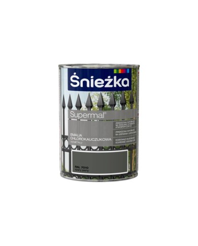 Emalia chlorok. szary jasny 0,9l ŚNIEŻKA - Wysoka jakość i trwałość Emalia chlorok. szary jasny 0,9l ŚNIEŻKA - Wysoka jakość i trwałość