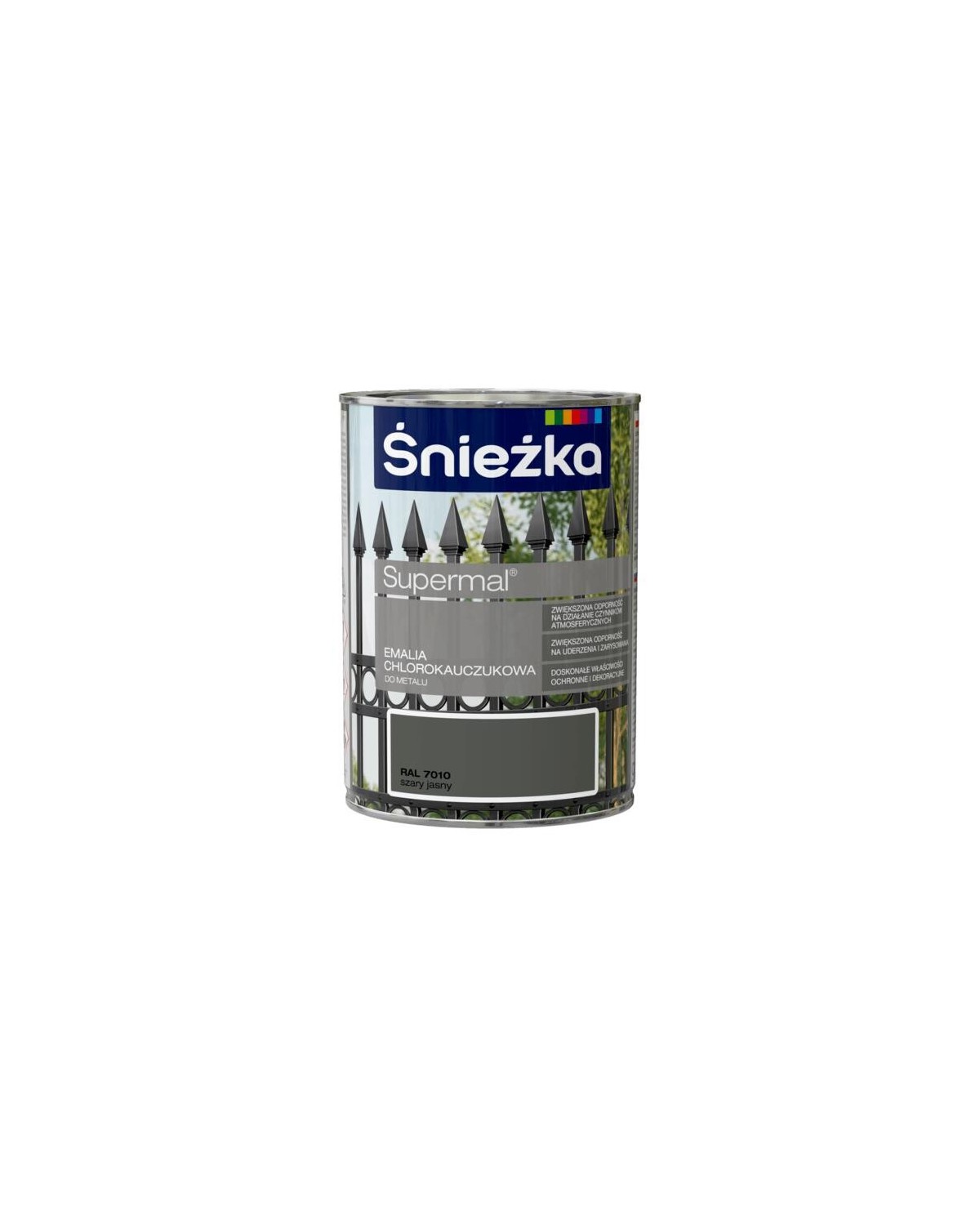 Emalia chlorok. szary jasny 0,9l ŚNIEŻKA - Wysoka jakość i trwałość Emalia chlorok. szary jasny 0,9l ŚNIEŻKA - Wysoka jakość i trwałość