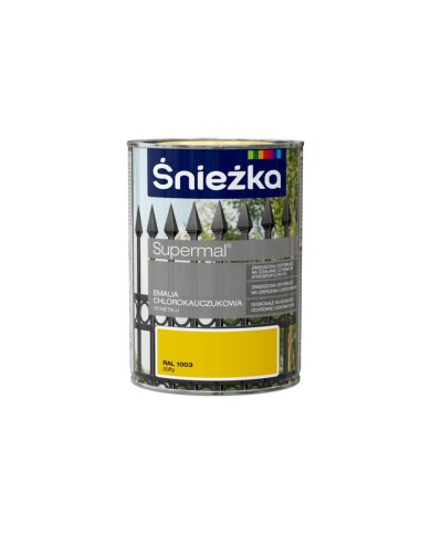 Emalia chlorok. żółta 0,9l ŚNIEŻKA - Wysoka jakość i trwałość Emalia chlorok. żółta 0,9l ŚNIEŻKA - Wysoka jakość i trwałość