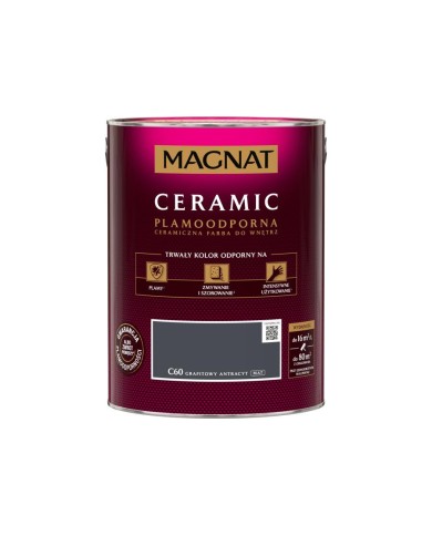 Magnat Ceramic GRAFITOWY ANTRACYT 5L - Farba do wnętrz Magnat Ceramic GRAFITOWY ANTRACYT 5L - Farba do wnętrz