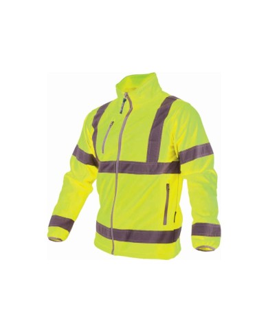 Softshell Odbaskowy Żółty Neon L - Bezpieczeństwo i Komfort Softshell Odbaskowy Żółty Neon L - Bezpieczeństwo i Komfort