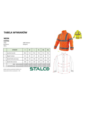 Softshell Odbaskowy Pomarańczowy Neon M - Wysoka Widoczność Softshell Odbaskowy Pomarańczowy Neon M - Wysoka Widoczność