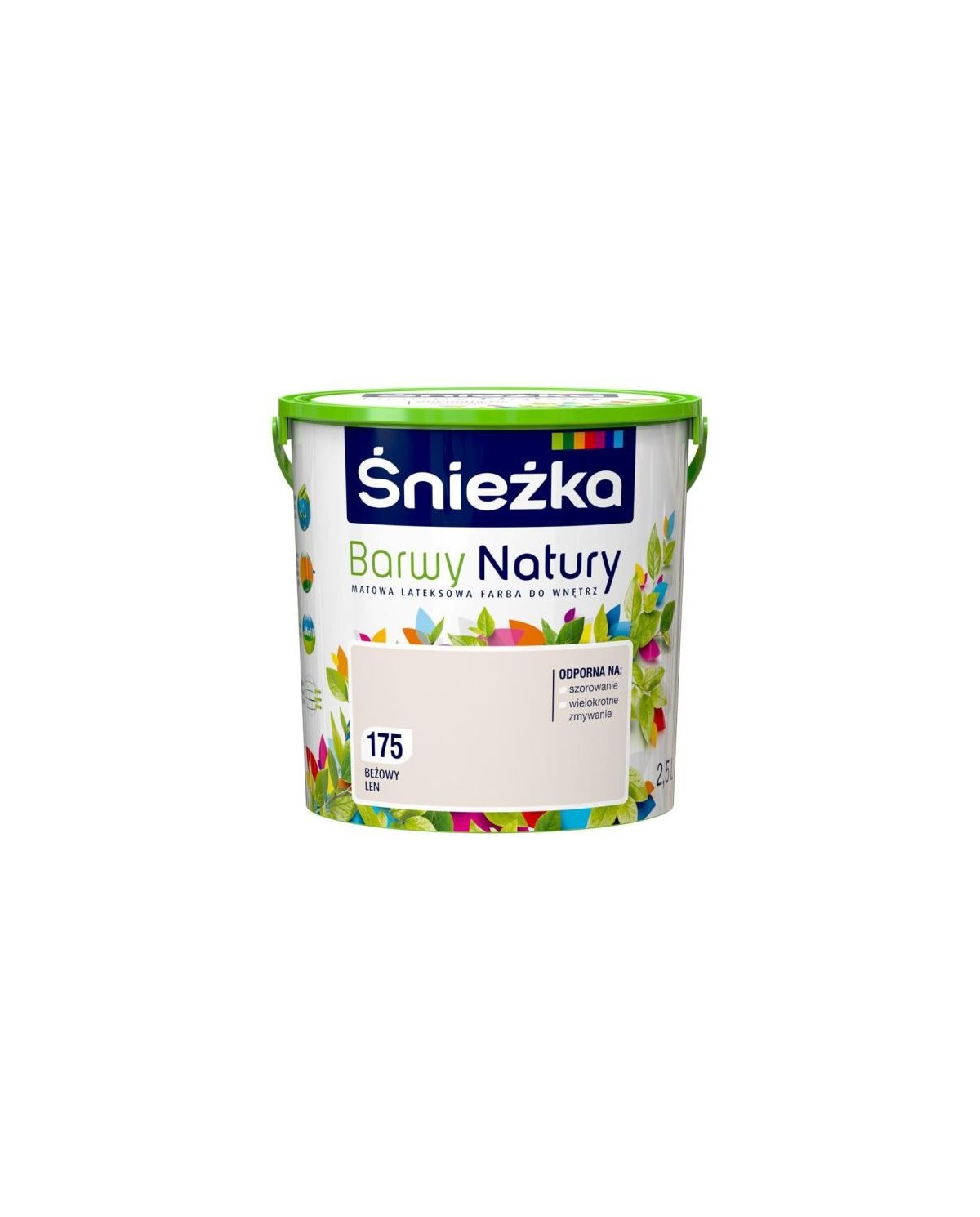 ŚNIEŻKA B.NATURY 2,5L - Beżowy Len 175 | Farba Ekologiczna
