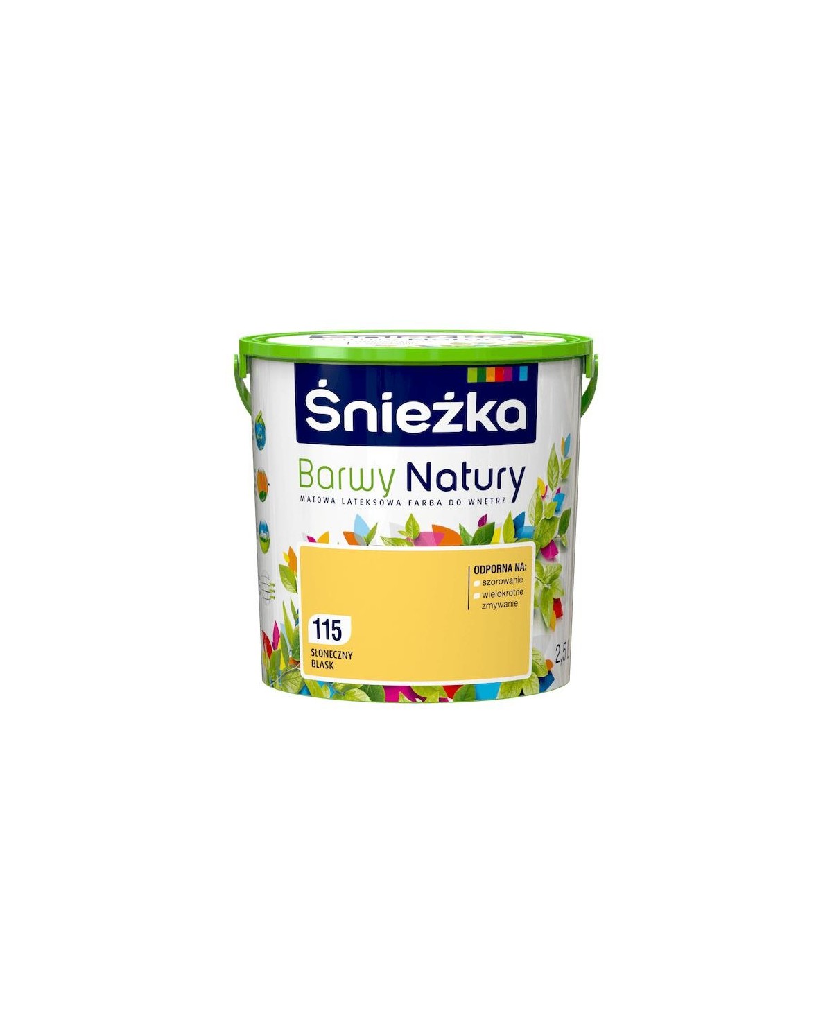 Barwy Natury T Słoneczny Blask 115 - Farba 2,5L do wnętrz Barwy Natury T Słoneczny Blask 115 - Farba 2,5L do wnętrz