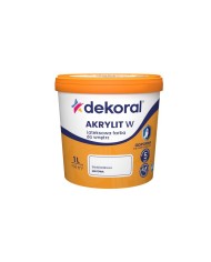 Farba śnieżnobiała 1 L DEKORAL - idealna do ścian i sufitów Farba śnieżnobiała 1 L DEKORAL - idealna do ścian i sufitów