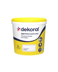 Farba akrylowa antyrefleksyjna Polinak Plus 1 L DEKORAL - najlepsza jakość Farba akrylowa antyrefleksyjna Polinak Plus 1 L DEKORAL - najlepsza jakość