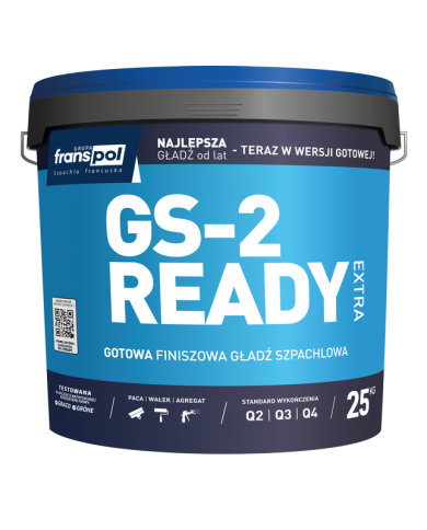 Gotowa gładź szpachlowa 25 kg Finiszowa EXTRA GS-2 Franspol Gotowa gładź szpachlowa 25 kg Finiszowa EXTRA GS-2 Franspol