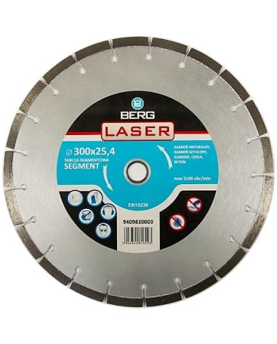 Tarcza diamentowa LASER PRO BERG 300 mm - cięcie na sucho Tarcza diamentowa LASER PRO BERG 300 mm - cięcie na sucho
