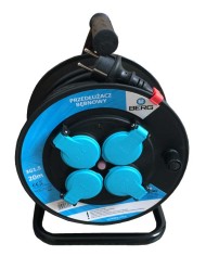 Przedłużacz bębnowy 20m BERG H05RR-F 3x1,5mm z 4 gniazdami