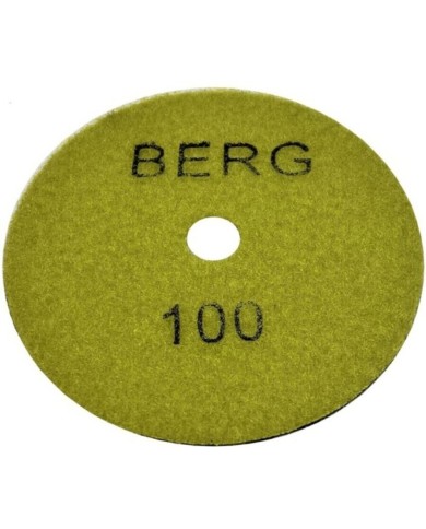 Dysk diamentowy BERG 125 mm gradacja 100 - polerski, czepny