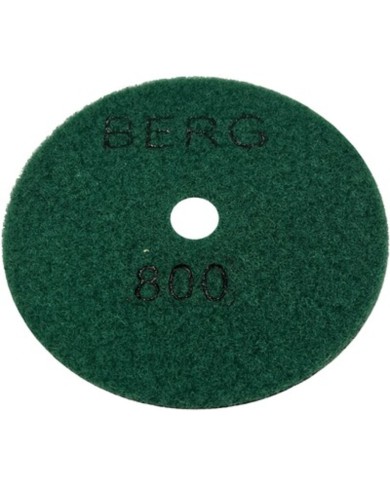 Dysk diamentowy BERG 125 mm gradacja 800 - polerski czepny