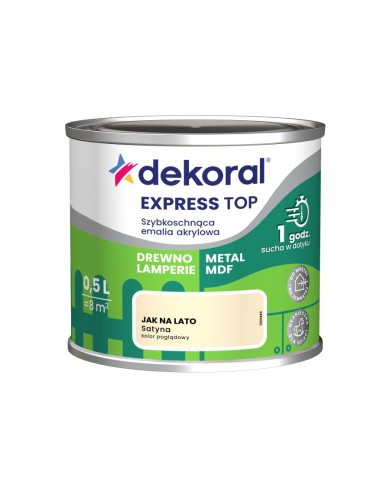 Emalia szybkoschnąca Do dzieła 0,5 L - idealna na lato! Emalia szybkoschnąca Do dzieła 0,5 L - idealna na lato!