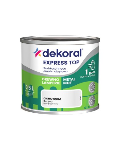 Emalia szybkoschnąca Do dzieła cicha woda 0,5 L DEKORAL Emalia szybkoschnąca Do dzieła cicha woda 0,5 L DEKORAL