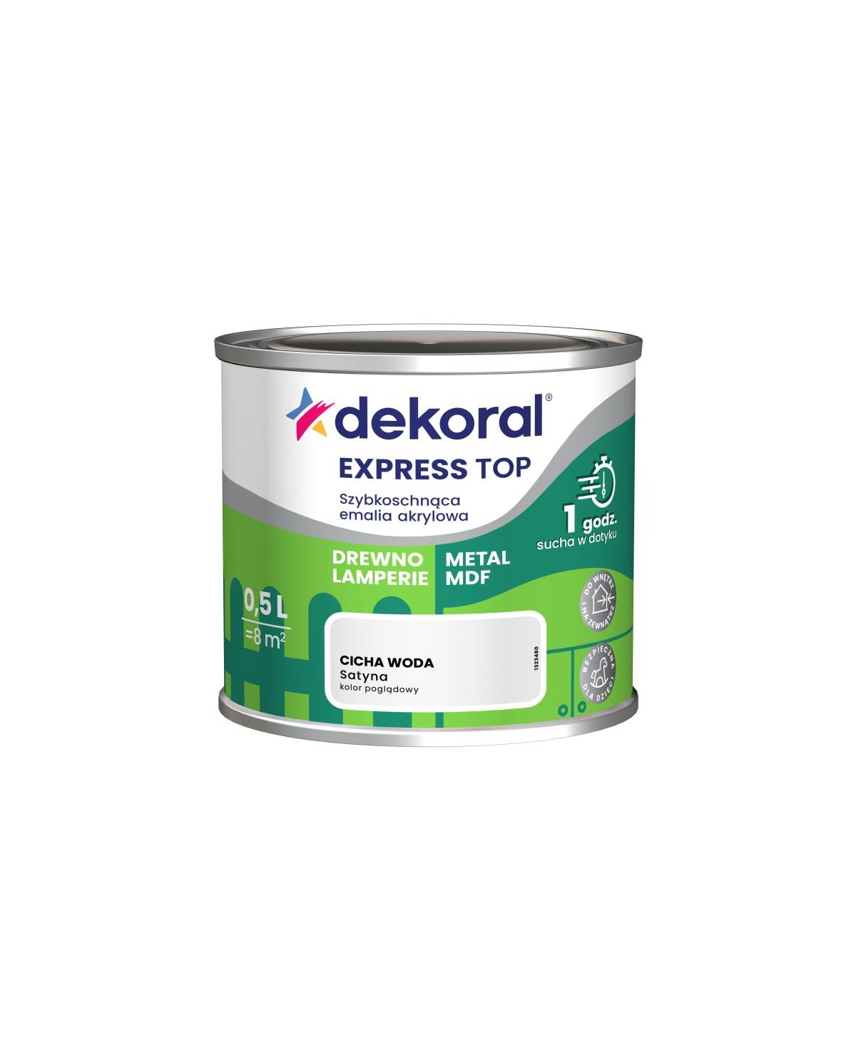 Emalia szybkoschnąca Do dzieła cicha woda 0,5 L DEKORAL Emalia szybkoschnąca Do dzieła cicha woda 0,5 L DEKORAL