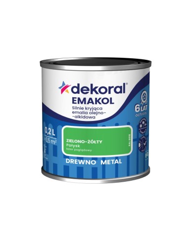 PPG EMAKOL STRONG zielono-żółty 0,2l - Wysoka jakość i trwałość PPG EMAKOL STRONG zielono-żółty 0,2l - Wysoka jakość i trwałość