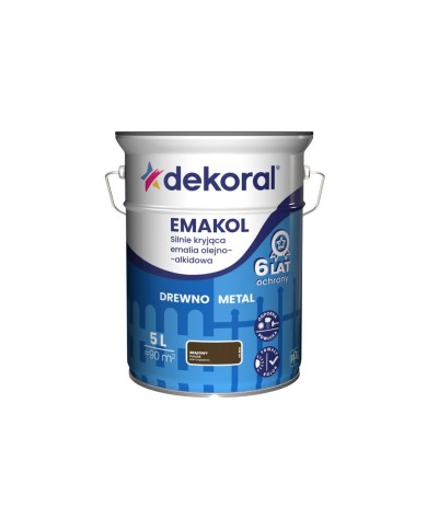 PPG EMAKOL STRONG brązowy 5L - Wysokiej jakości farba do wnętrz PPG EMAKOL STRONG brązowy 5L - Wysokiej jakości farba do wnętrz