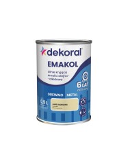 Emalia ftalowa Emakol Strong 0,9 L kość słoniowa - DEKORAL Emalia ftalowa Emakol Strong 0,9 L kość słoniowa - DEKORAL