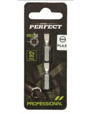 Końcówka bit 1/4" Płaska Stalco Perfect S-66386 - 2szt w blistrze Końcówka bit 1/4" Płaska Stalco Perfect S-66386 - 2szt w blistrze