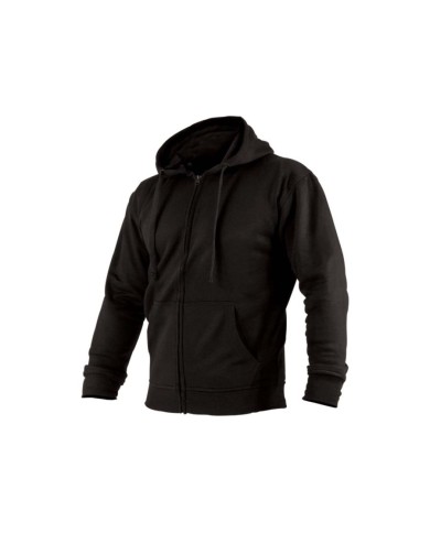 Stylowa czarna bluza z kapturem Pora L - Komfort i moda Stylowa czarna bluza z kapturem Pora L - Komfort i moda