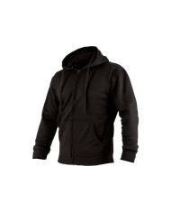 Stylowa czarna bluza z kapturem XL - Komfort i moda