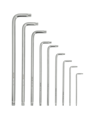 Klucze Torx z Otworem 9 Elementów - Krótkie i Wydajne