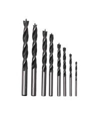 Wiertła do drewna Stalco 3-10mm - Zestaw 8 elementów