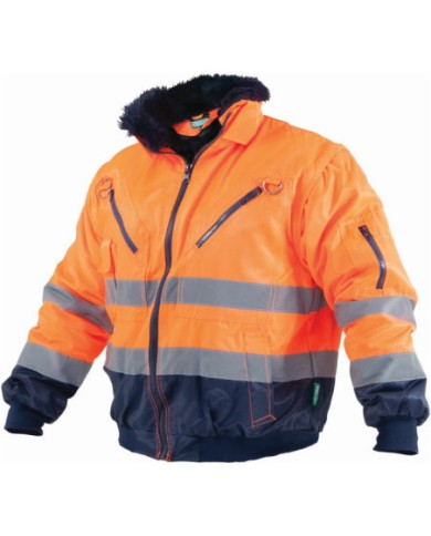 ODBLASKOWA KURTKA ROBOCZA HI-VIS POMARAŃCZOWA 'L' - Bezpieczeństwo