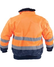 ODBLASKOWA KURTKA ROBOCZA HI-VIS POMARAŃCZOWA 'L' - Bezpieczeństwo