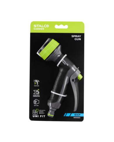 Pistolet zraszający 7-funkcyjny STALCO GARDEN - metalowy, trwały Pistolet zraszający 7-funkcyjny STALCO GARDEN - metalowy, trwały