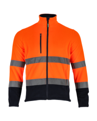 Polar męski BASIC NEON LINE L pomarańczowy - wygoda i styl