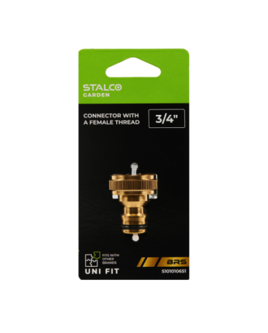 Przyłącze z gwintem wewnętrznym BRS 3/4" - Stalco Garden Przyłącze z gwintem wewnętrznym BRS 3/4" - Stalco Garden