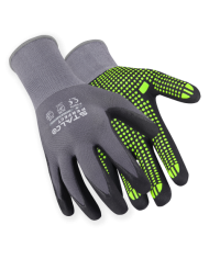 Rękawice nylonowe Nitrile Flex Dots 11" - STALCO Perfect