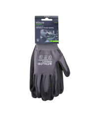 Rękawice nylonowe Nitrile Flex Dots 11" - STALCO Perfect