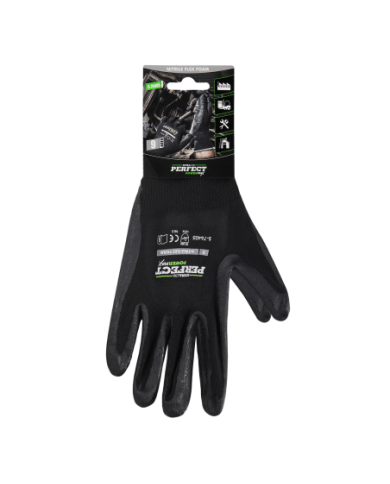 Rękawice nylonowe Nitrile Flex Foam 8" - Wysoka jakość i komfort