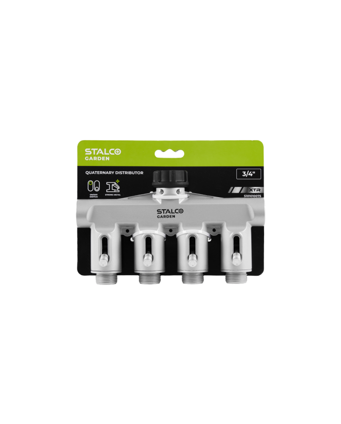 Rozdzielacz poczwórny XTR STALCO GARDEN - Wydajne nawadnianie
