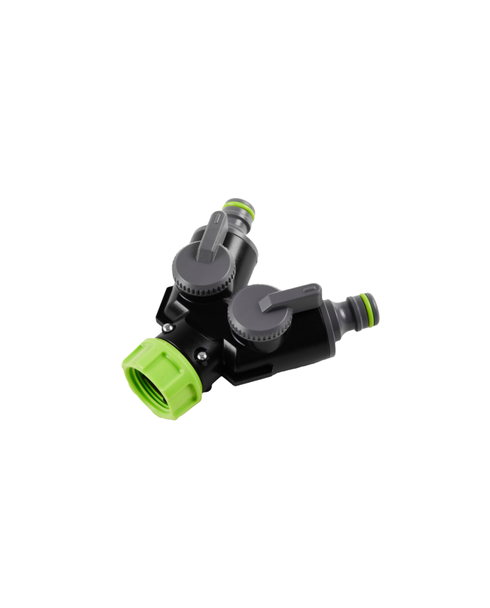 Rozdzielacz podwójny STR STALCO GARDEN z zaworami - Wydajność!