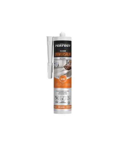 Silikon uniwersalny octowy biały STALCO PERFECT 280 ml - SUO 91 Silikon uniwersalny octowy biały STALCO PERFECT 280 ml - SUO 91