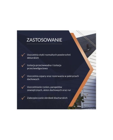 Taśma Dekoracyjna Bit Tytan Brąz 200mm x 10m - Wysoka Jakość