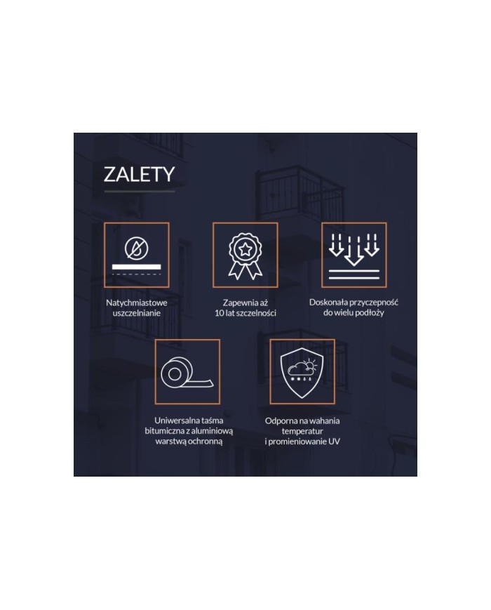 Taśma Dekoracyjna Bit Tytan Brąz 150mm x 10m - Wysoka Jakość
